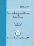 American International Journal of Social Science