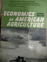 Economics of American Agriculture--2nd ed print vi