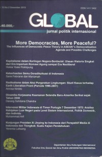 Global : Jurnal Politik Internasional