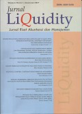 Jurnal Liquidity : Jurnal Riset Akuntansi dan Manajemen