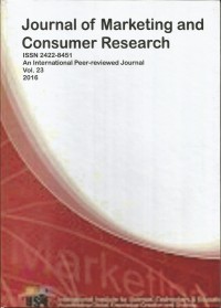 Journal of Marketing and Consumer Research