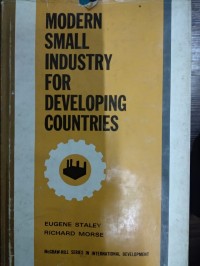 Modern Small Industry for DEveloping Countries
