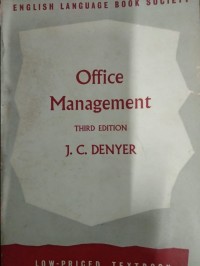 Office Management--3rd ed