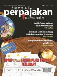 Image of Jurnal Perpajakan Indonesia