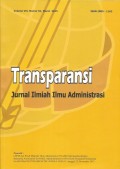 Transparansi : Jurnal Ilmiah Ilmu Administrasi