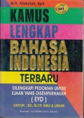 Kamus Lengkap Bahasa Indonesia Terbaru; Dilengkapi Pedoman Umum Ejaan Yang di Sempurnakan (EYD)