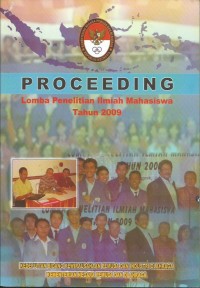 Image of Proceeding : Lomba Penelitian Ilmiah Mahasiswa Tahun 2009