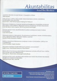 Image of Akuntabilitas : Jurnal Ilmu Akuntansi