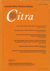 Image of Citra : Jurnal Ilmu Komunikasi