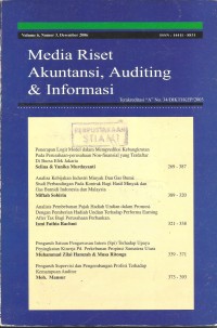 Image of Media Riset Akutansi, Auditing dan Informasi