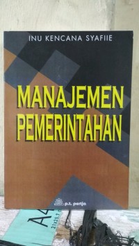 Image of Manajemen Pemerintahan