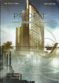Image of Profit : Jurnal Administrasi Bisnis