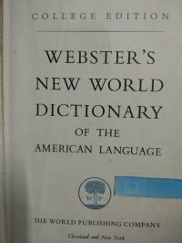 Image of Websters New World Directory of the American Language