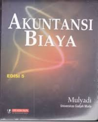Image of Akuntansi biaya ed.5 cet.9
