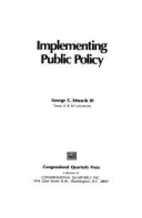 Image of Implementing Public Policy
