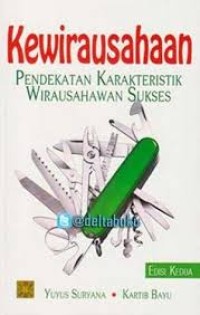 Image of Kewirausahaan; Kendekatan Karakteristik Wirausahawan Sukses