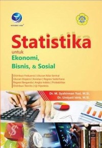 Image of Statistika untuk ekonomi, bisnis, dan sosial